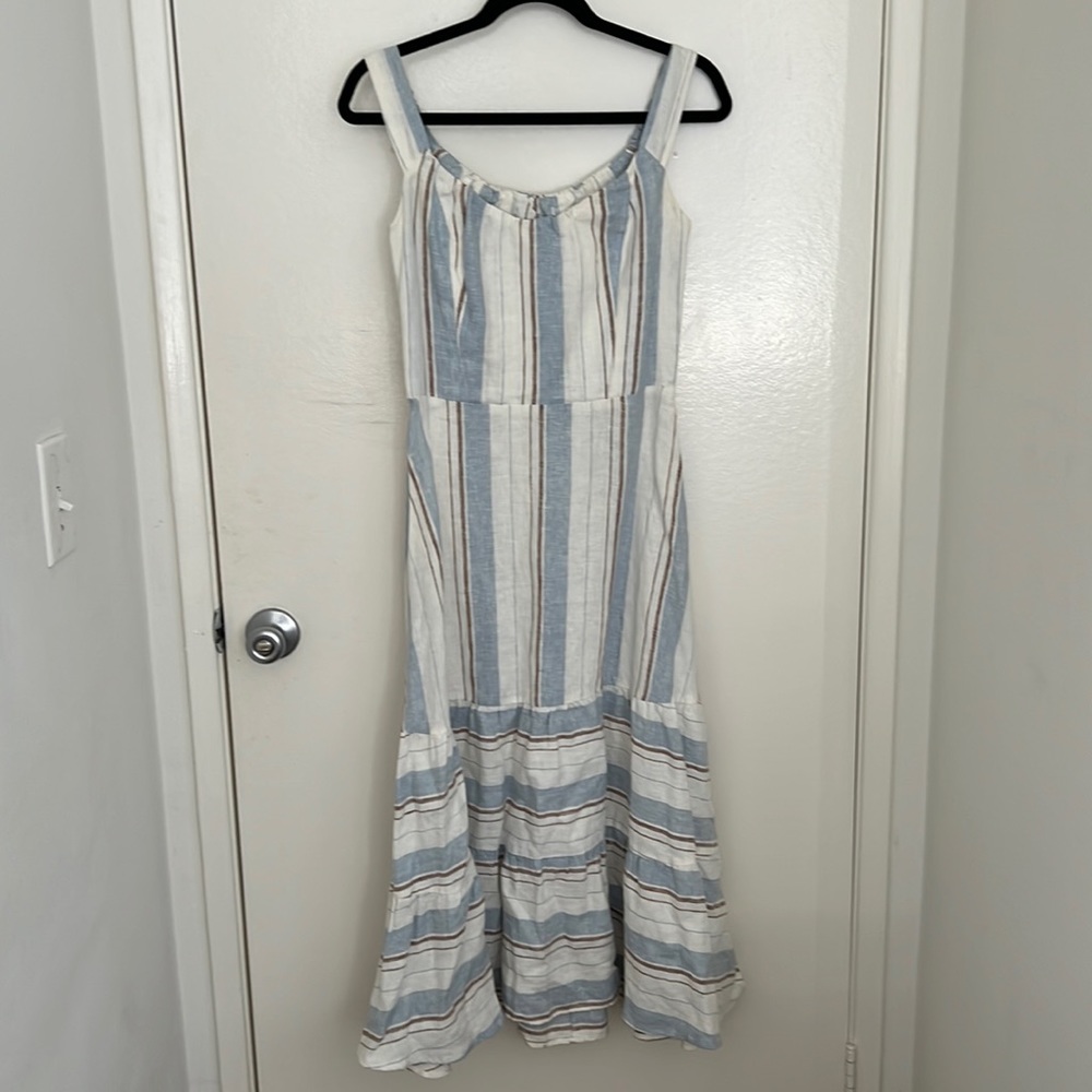 Reformation midi cinch waist dress